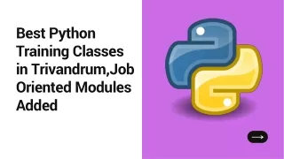 best python training classes in trivandrum