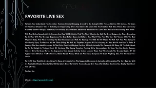 Fave Live Porn