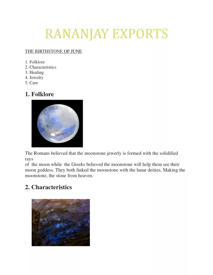 rananjay exports