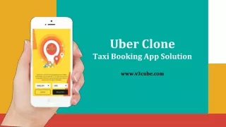 uber clone taxi booking app solution