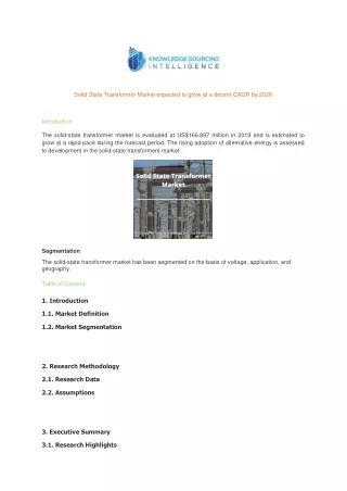 solid state transformer market expected to grow
