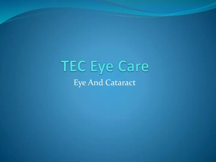tec eye care