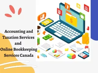 accounting and taxation services & Online bookkeeping services Canada