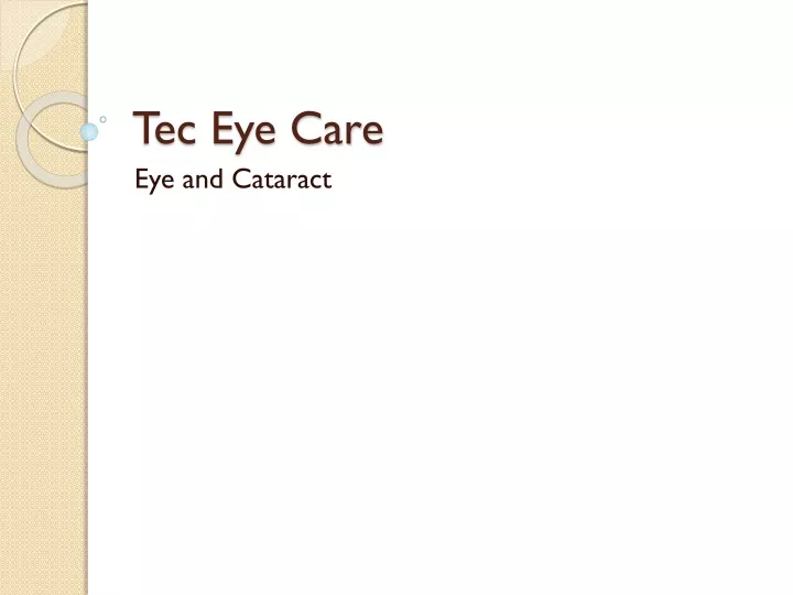tec eye care