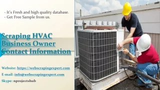scraping hvac business owner contact information