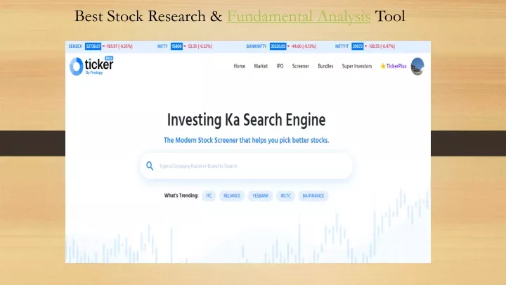 best stock research fundamental analysis tool