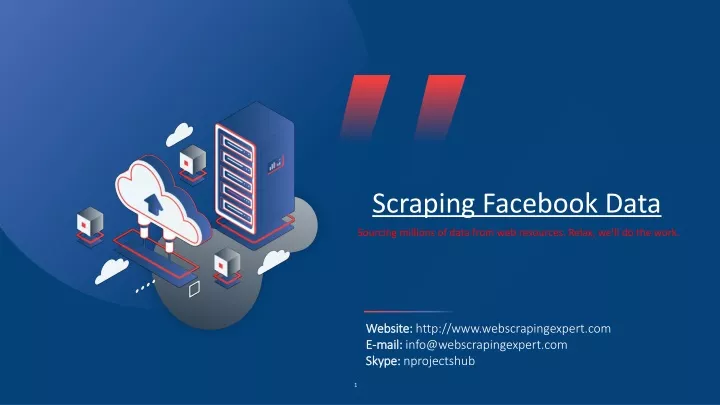 scraping facebook data