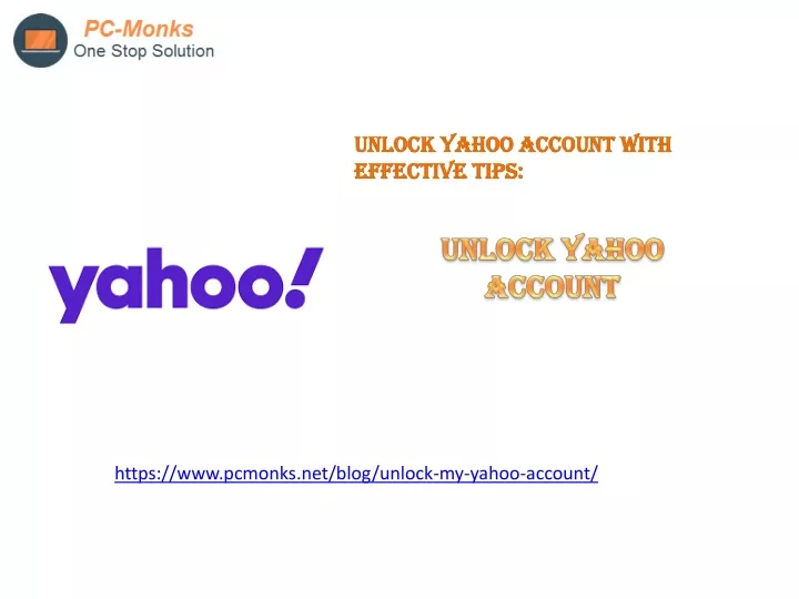 unlock yahoo account with effective tips