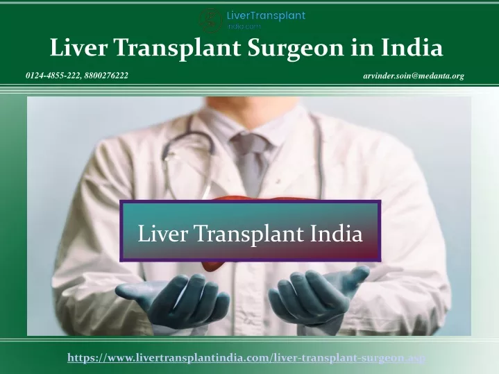 liver transplant surgeon in india