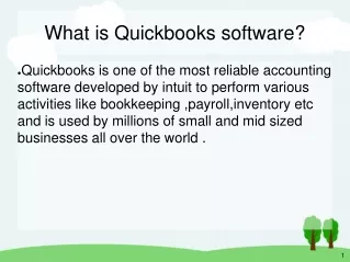 what is quickbooks software