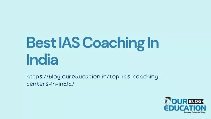 best ias coaching in india