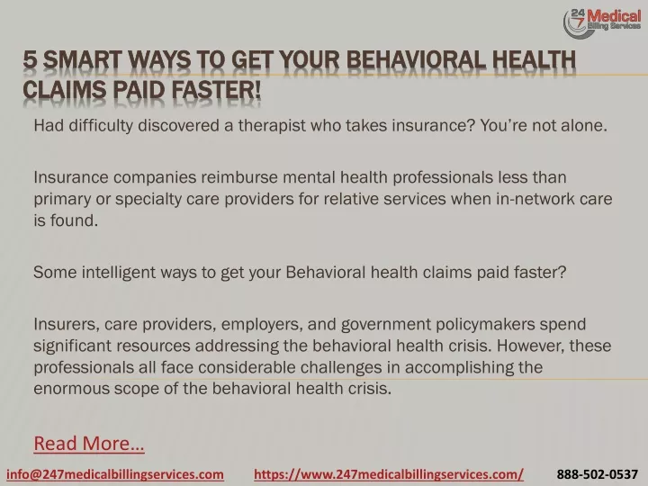 5 smart ways to get your behavioral health claims paid faster