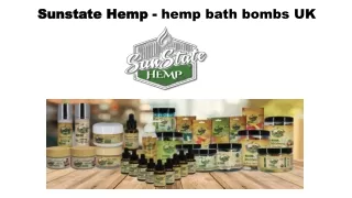 Learn how hemp bath bombs UK are changing the lives of users