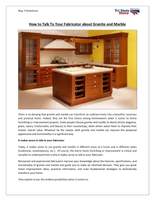 blog tristatestone