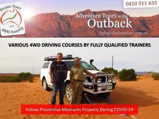 VARIOUS 4WD DRIVING COURSES BY FULLY QUALIFIED TRAINERS