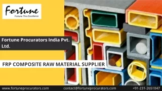 FRP Composite Raw Material Supplier in India