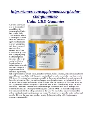 https://americansupplements.org/calm-cbd-gummies/