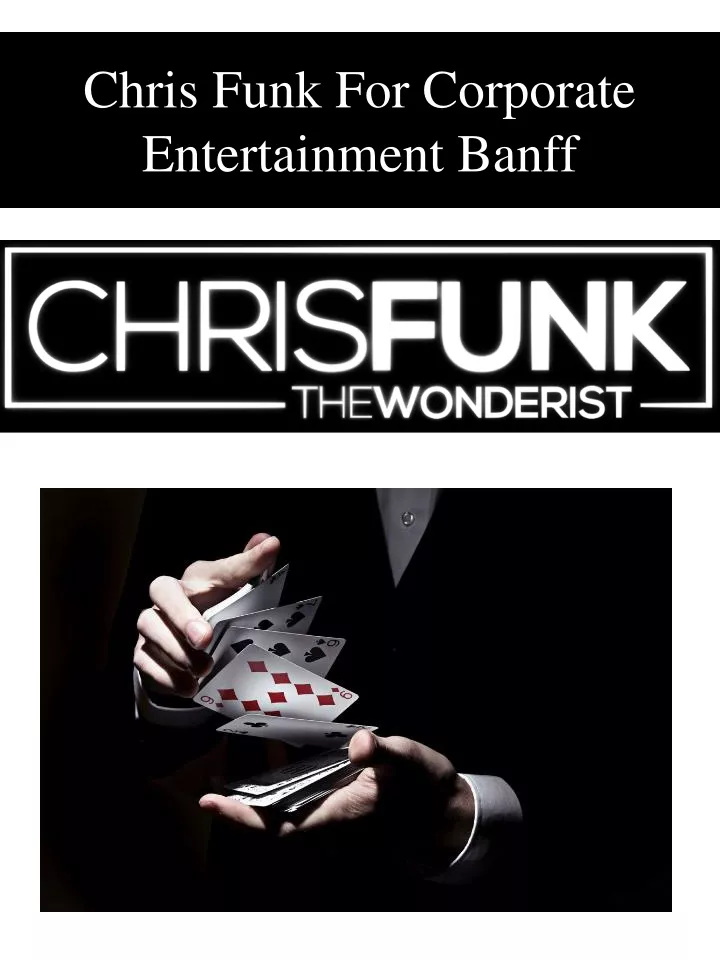 chris funk for corporate entertainment banff