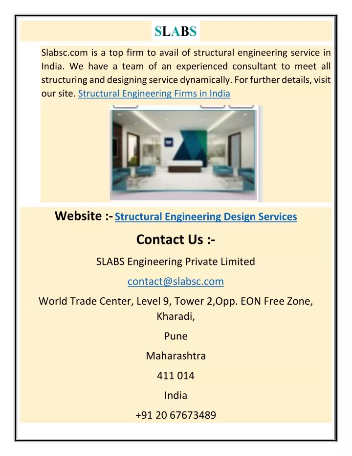 slabsc com is a top firm to avail of structural