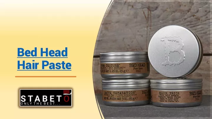 bed head hair paste