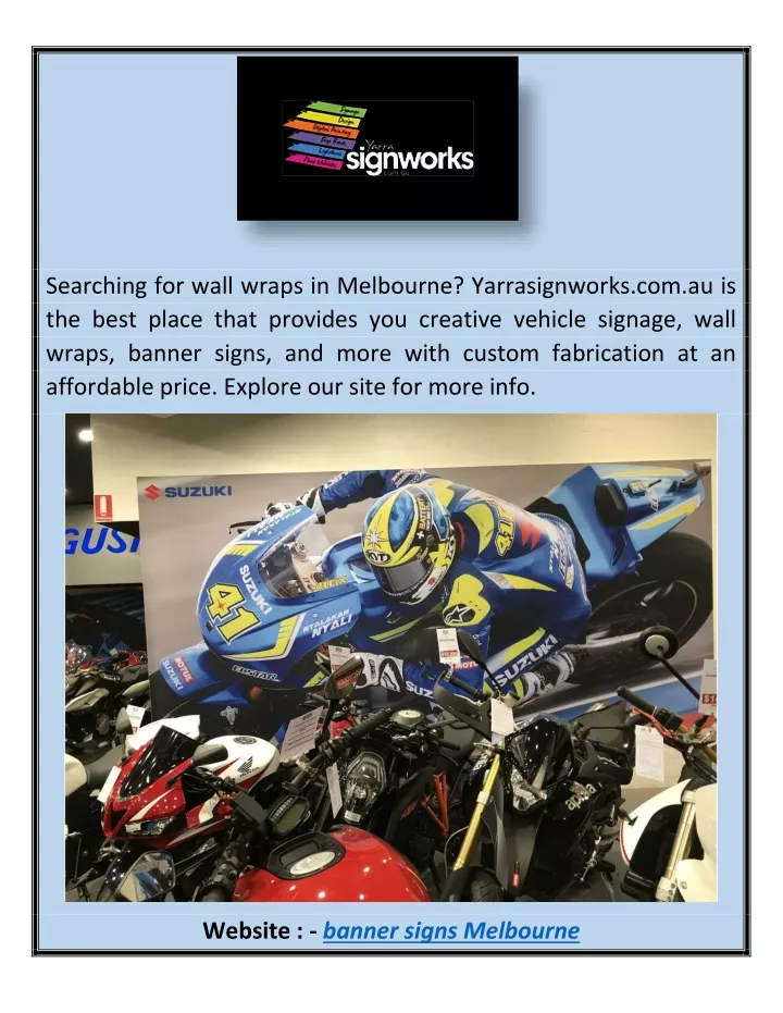 searching for wall wraps in melbourne