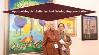 approaching art galleries and gaining