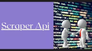 web scraping api