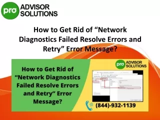 how to get rid of network diagnostics failed resolve errors and retry error message