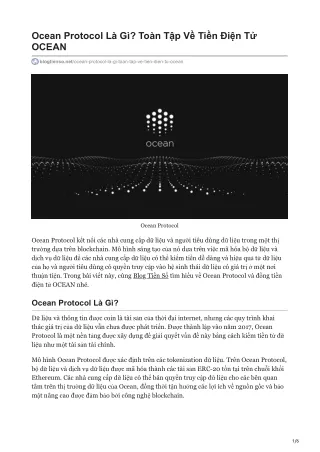 ocean protocol l g to n t p v ti n i n t ocean