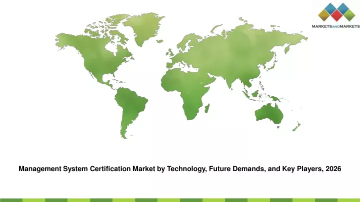 management system certification market
