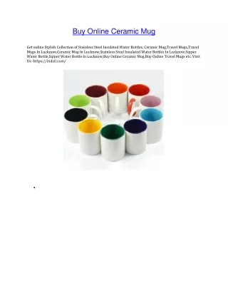 Buy Online Ceramic Mug