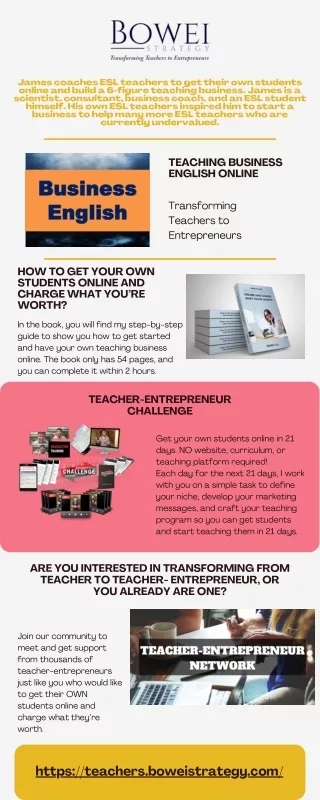 james coaches esl teachers to get their