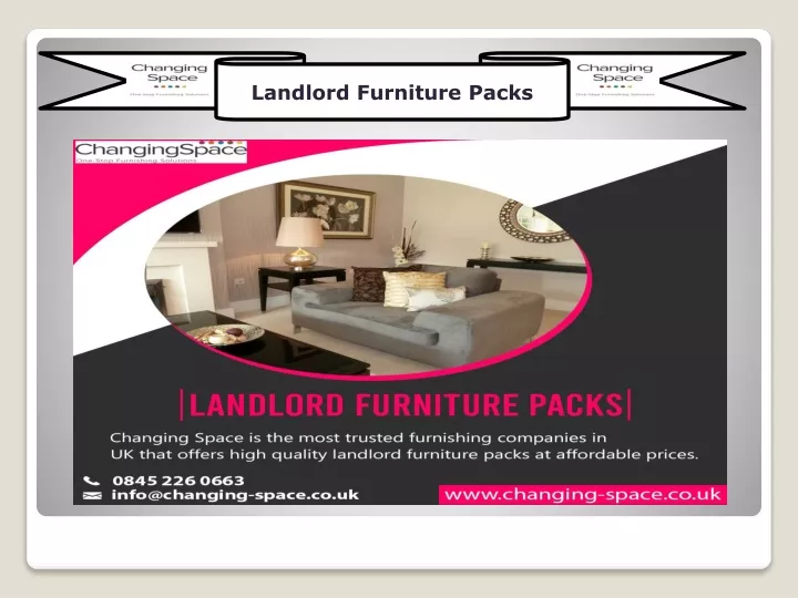 landlord furniture packs