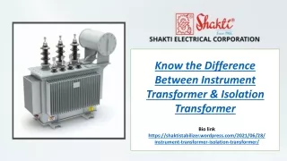 know the difference between instrument