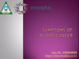 symptoms of blood cancer