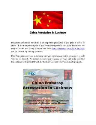 china attestation in lucknow