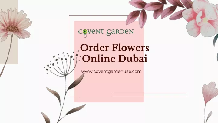 order flowers online dubai