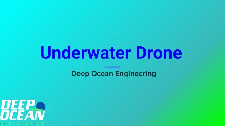 underwater drone