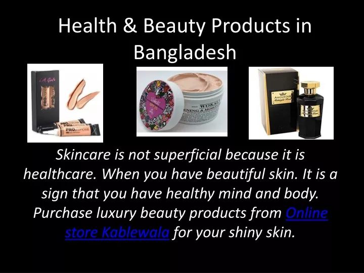 health beauty products in bangladesh