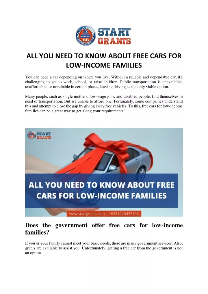 all you need to know about free cars