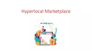 hyperlocal marketplace