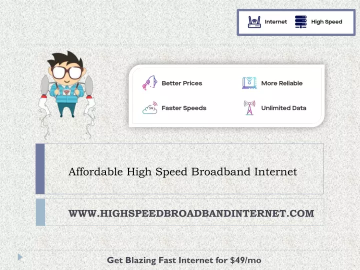 affordable high speed broadband internet