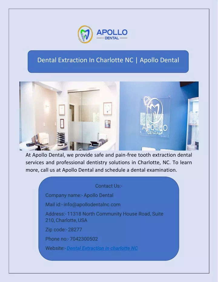 dental extraction in charlotte nc apollo dental