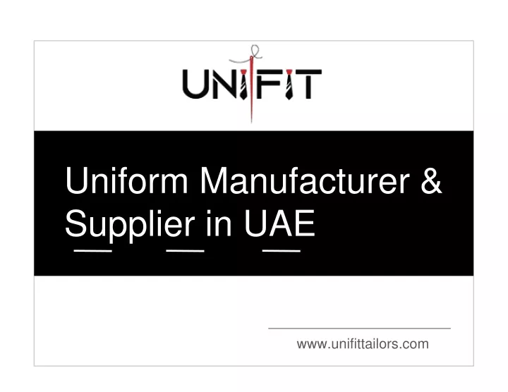 uniform manufacturer supplier in uae