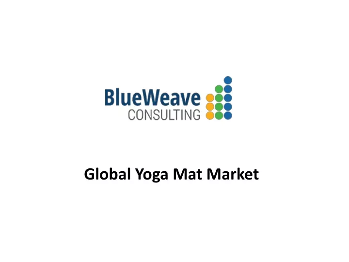 global yoga mat market