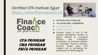 Certified CFA Institute Egypt