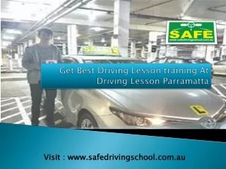 get best driving lesson training at driving lesson parramatta