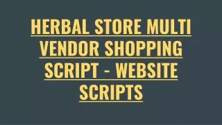 herbal store multi vendor shopping script website scripts