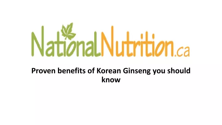 proven benefits of korean ginseng you should know