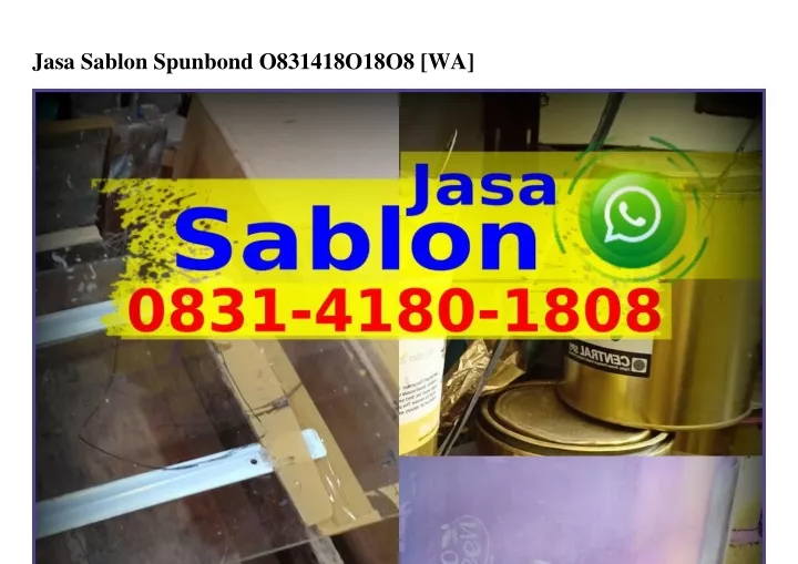 jasa sablon spunbond o831418o18o8 wa